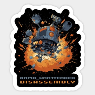 Starship - Rapid Unattended Disassembly Sticker